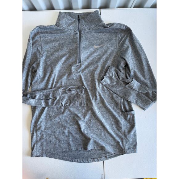 3 for $9 Nike Dry Fit Running S with thumbholes and 3/4 zip - Picture 3 of 7